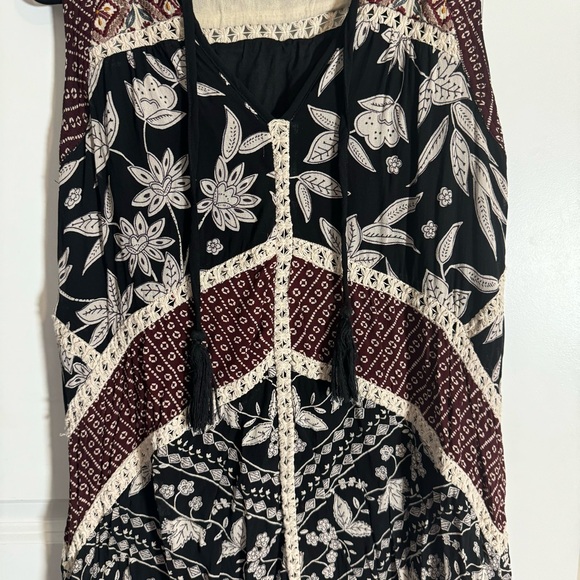 Anthropologie Floreat Boho Sleeveless Sheath Dress - Picture 7 of 9